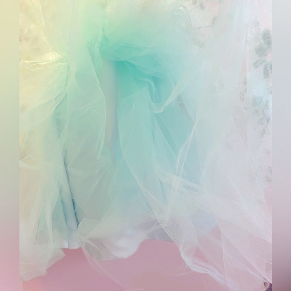 Corset Style Lace Up Back Pageant Prom Formal Quinceañera Dress Size Small - Picture 5 of 14